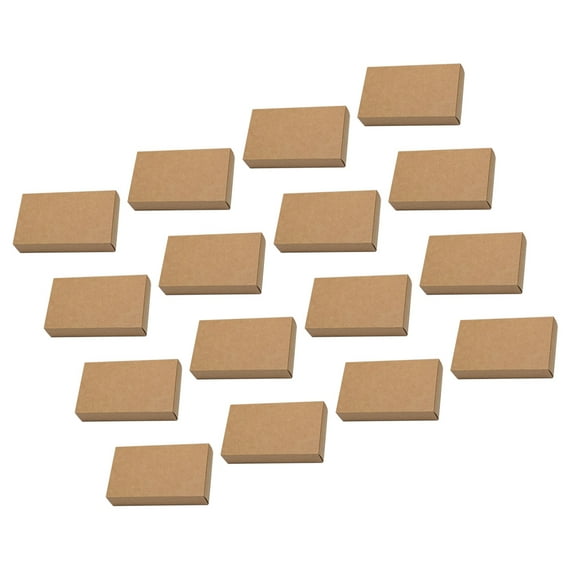GOOHOCHY 20 Pcs Wrapping Boxes Kraft Paper Box Drawer Type Gift Box 8.80X8.30X3.20CM