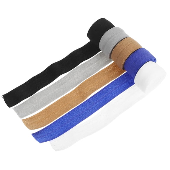GOOHOCHY 20 Rolls Foldable 1.5cm Wide Elastic Band Sewing Elastic Cord for Handmade Crafts Soft Elastic Waistband for Clothing Sports Gear and DIY Projects