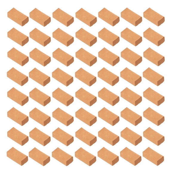 GOOHOCHY Small Bricks For Garden Mini Bricks Clay 200 Pcs 0.67X0.35X0.18In