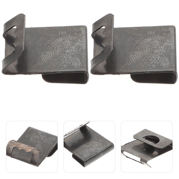 GOOHOCHY 200Set Iron Black Picture Hanging Support Bracket for Artworks Photos Home Decoration