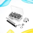 thumbnail image 1 of GOOHOCHY  203 PCS D Rings for Purse Craft Kits Adults Air Eye Tool Set, 1 of 8
