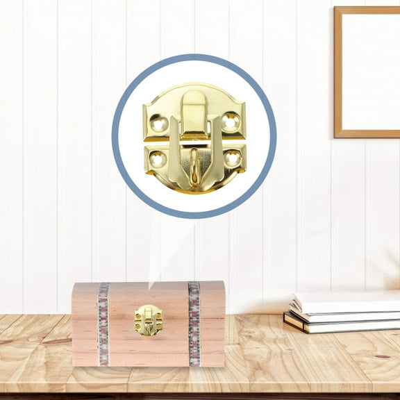 GOOHOCHY 20Pcs Antique Iron Jewelry Chest Hardware for Wooden Box Home Projects