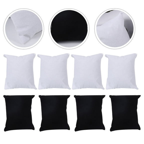 GOOHOCHY 20Pcs Jewelry Pillow Flannel Sponge 3.5x3.1x1.6in for Accessories Shop Displays