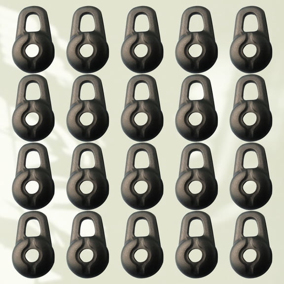GOOHOCHY Silicone Earbud Covers Anti Earbuds Black 20Pcs Headphone Accessories