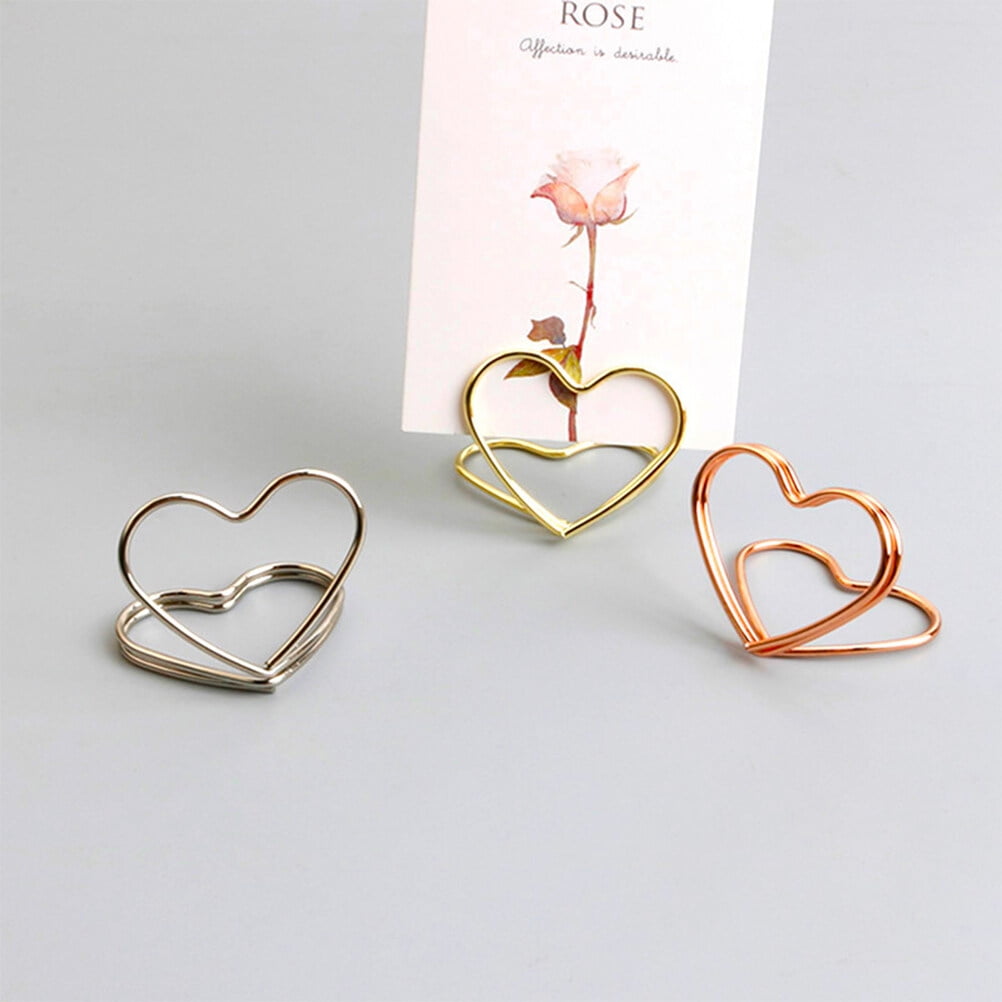GOOHOCHY 20Pcs Sturdy Menu Clips for Baby Shower Table Accessories with ...