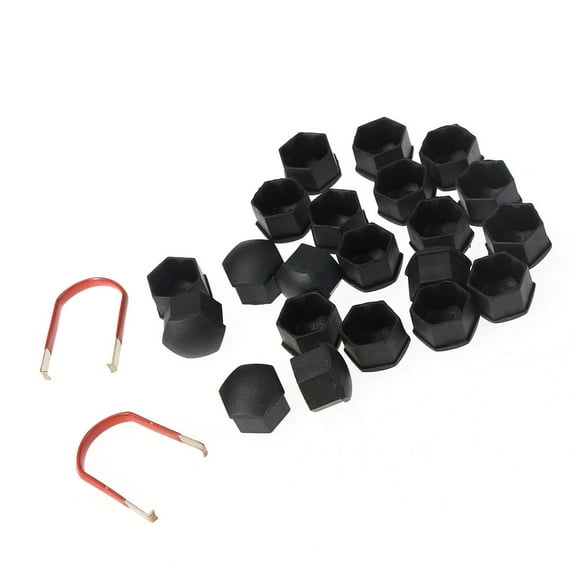 GOOHOCHY 20pcs 17mm Car Wheel Nut Cover Bolt with Removal Tool for