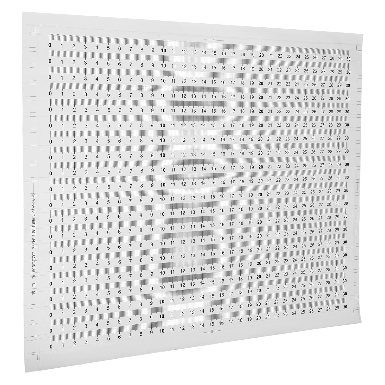 Measuring Scale Ruler Sticker GOOHOCHY 20pcs Adhesive Ruler Tape Workbench Measuring Tape Ruler ...