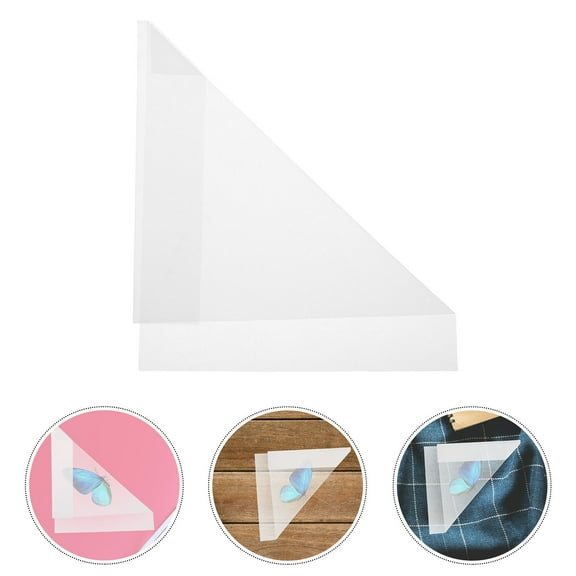 GOOHOCHY 20pcs Butterfly Collection Supplies Specimen Storage Envelopes Sample Storage Pouches Triangle Paper Bags For Specimen Sampling