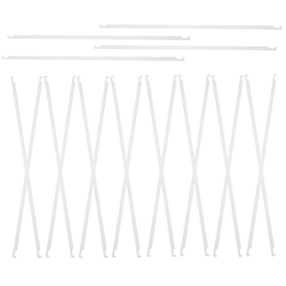 GOOHOCHY 20pcs Metal Hanging File Folders Hanging File Bar for Wall Reliable Receipts Organizer File Organizer for Office School Home