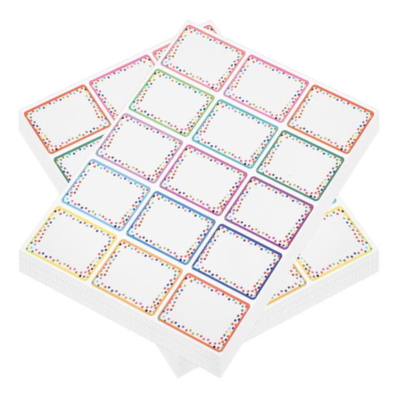 GOOHOCHY 23 Sheets Names Label Stickers Name Sticker Multi-Purpose Name Label Sticker Label Name Label Stickers Classroom Name Labels