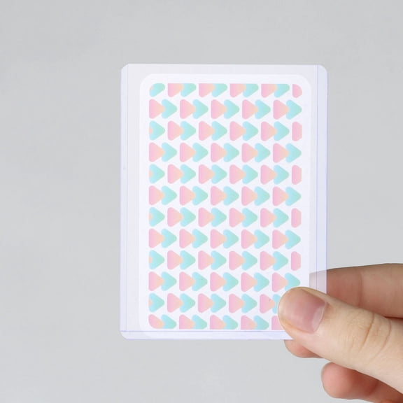 FUEENIRVA 25Pcs Blue Card Protector Sleeves Made of PVC with Clear Cover for Game Cards