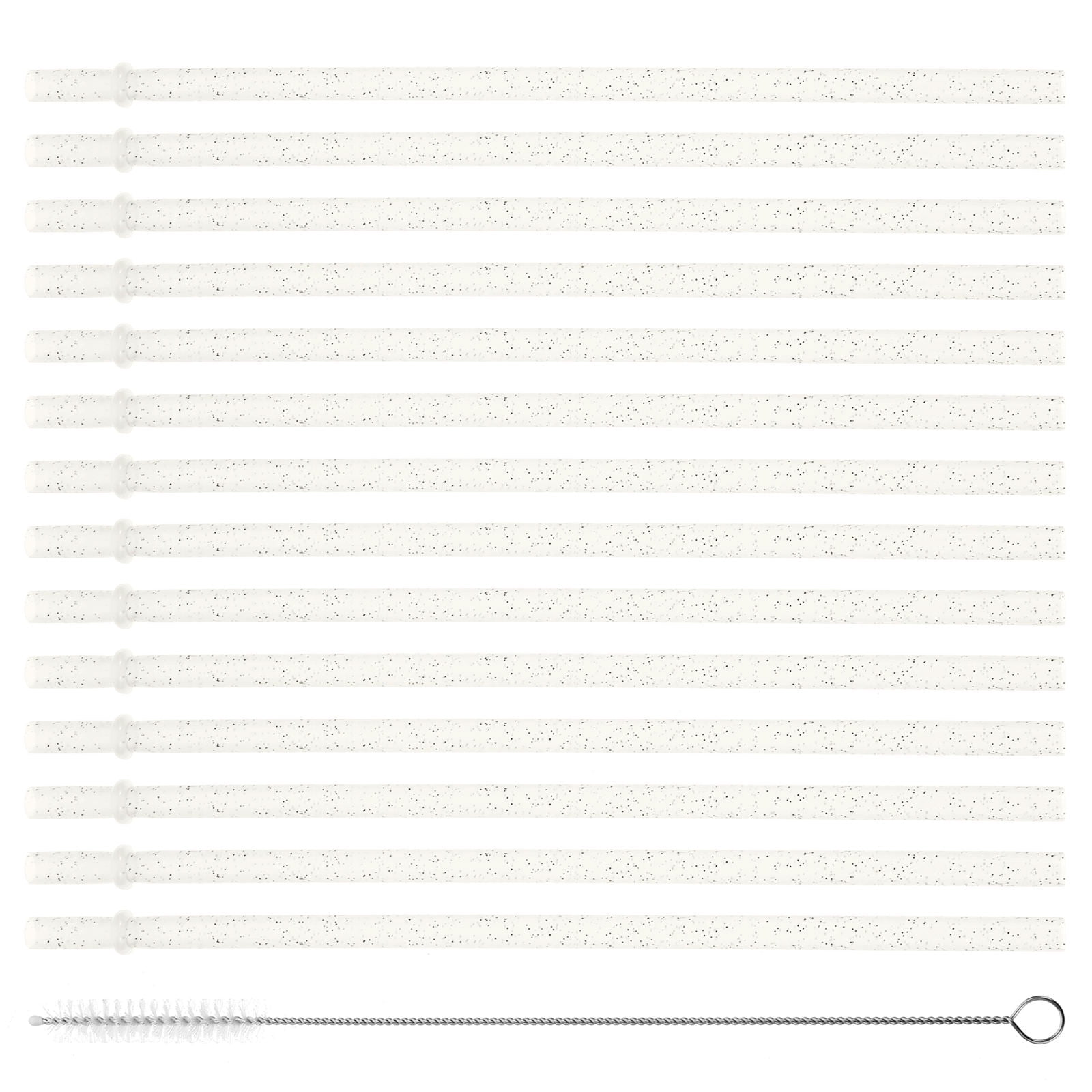 GOOHOCHY 25 Pcs Luau Party Straws Beverage Straws Banquet 0.7x0.7x23cm