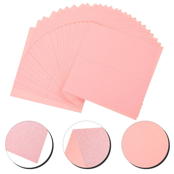 FUEENIRVA 25pcs Iridescent Tented Wedding Place Cards, Stable Cards for Event Planning and Party Decorations