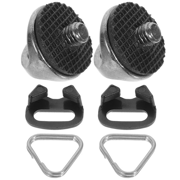 HONMEET Stainless Steel Triangle Hook Black for Camera Shoulder Strap 1Set