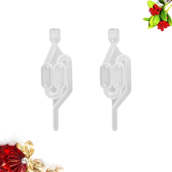 GOOHOCHY 2PCS Home Brew Oneway Wine Stoppers Taper Plug Bubbler Stopper