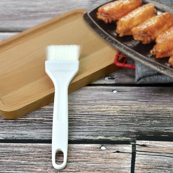 HONMEET 2Pcs Baking Brush with Heat Resistant Handles for Kitchen Bbq Meat Sauces and Cake Pastry