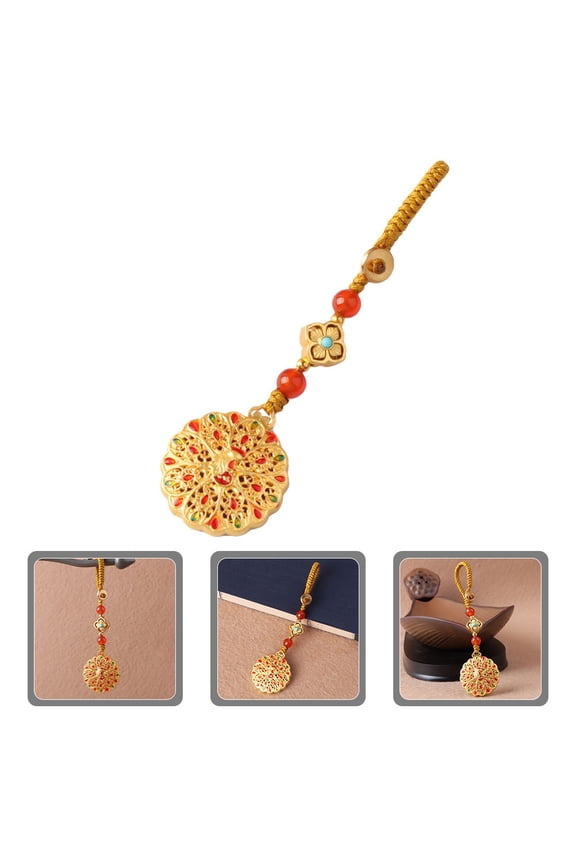 2Pcs Aesthetic Keychain for Fashion Enthusiasts Metal Decorative 3.9X1.0X0.2in