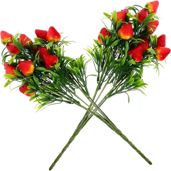 GOOHOCHY Strawberry Stuff Yellow PVC 2Pcs for Festival Parties