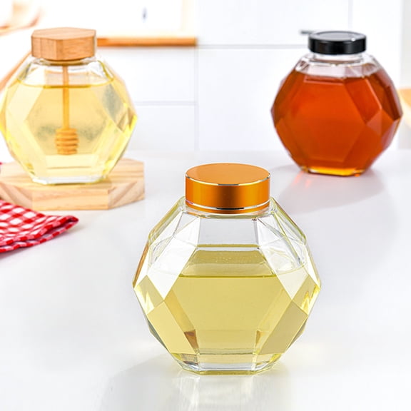 FUEENIRVA Sealed Canisters Storage Jars Glass 2Set