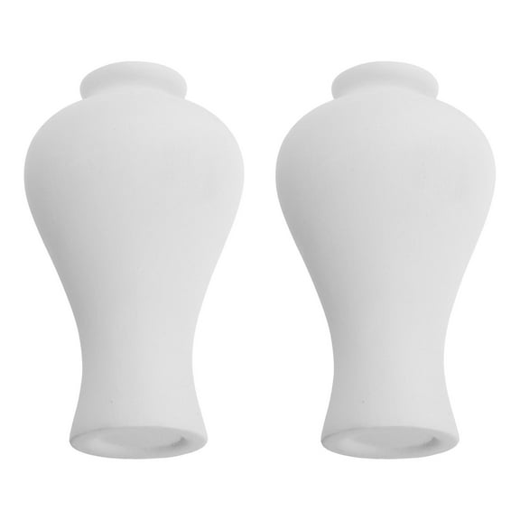 GOOHOCHY 2Pcs Paint Your Own Porcelain Vases Paint Vase Art Craft Project White Ceramic Vases Painting Kit For Adults Porcelain Vase Decorating Kit With Art Supplies