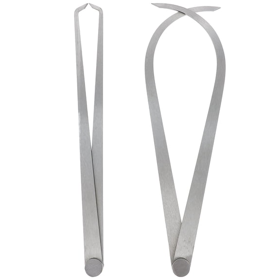 GOOHOCHY 2-Pack 6-Inch Steel Measuring Calipers for Sculpting, Pottery, and Precision Crafting with Lightweight Design