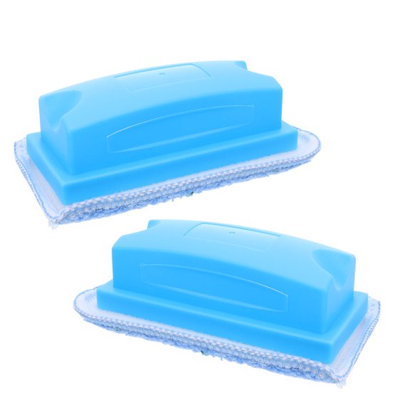 GOOHOCHY 2Pcs Small Dry Eraser with Reusable Washable Pad for Chalkboard and Office Use