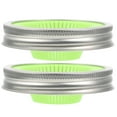 thumbnail image 1 of GOOHOCHY 2Pcs Sprouting Lids for Jars Reusable with Mesh Filter for Kitchen Use, 1 of 8