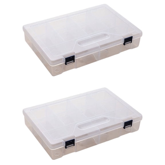 GOOHOCHY 2Pcs Tools Organizer Storage Tray Clear PP for General Users Maintenance