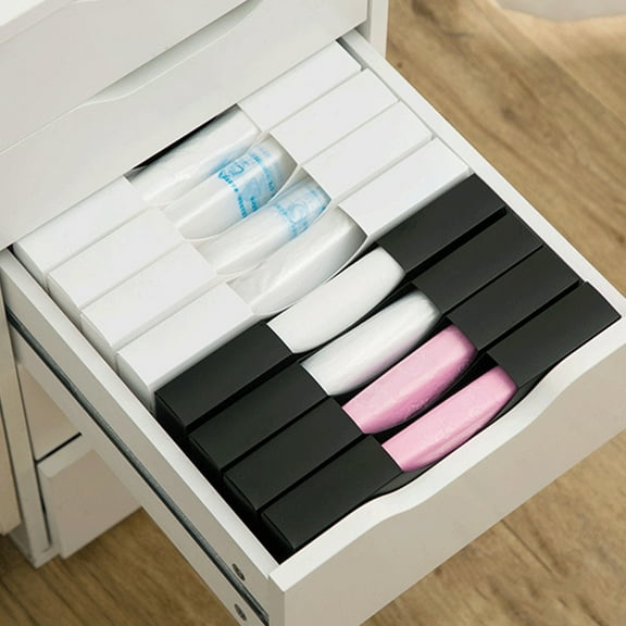Mobutofu Trash Bag Case Trash Bag Box Dispenser White Plastic 2Pcs