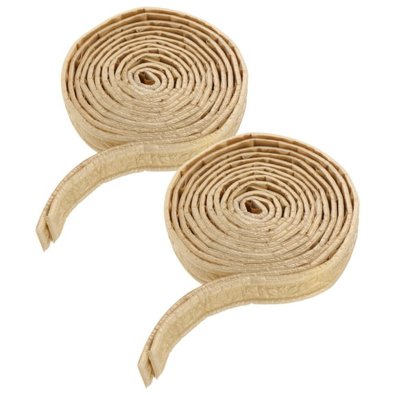 GOOHOCHY 2Pcs Trim Sticker Self Adhesive Baseboard Strip for Homeowners 11.8x1.6x0.1in