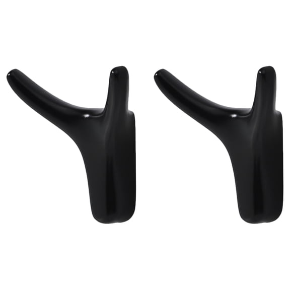 GOOHOCHY 2-Pack Heavy Duty Metal Wall Hooks for Hanging Clothes, Towels, Kitchen, Bathroom, Cupboard, Home Organization