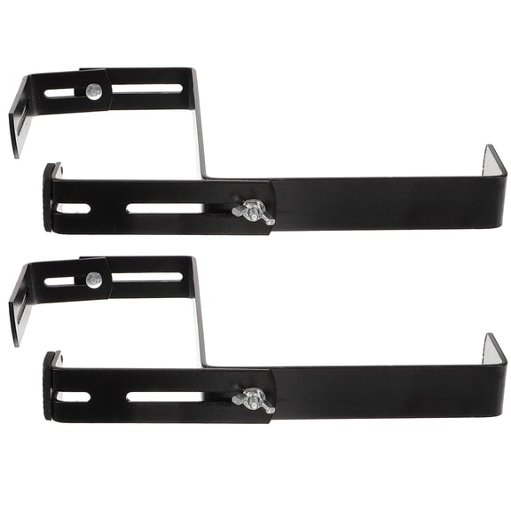 GOOHOCHY 2Pcs Wall Mount Planter Hanger Flower Box Holder Plant Hook Iron Plant Hanger Bracket