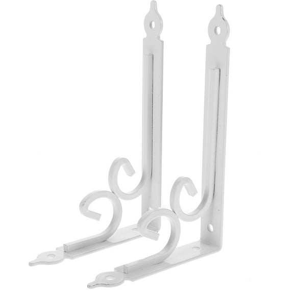 GOOHOCHY 2Pcs Wall Mounting Brackets for Shelves and Boards in Home and Garage 9.8X4.9In