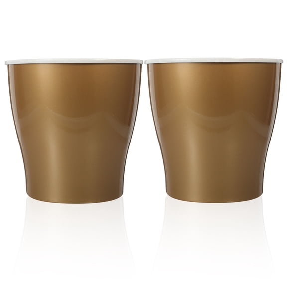 GOOHOCHY 2Pcs Water Storage Lazy Flower Pot for Plant Enthusiasts 17.5x17.5x12in