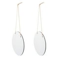 thumbnail image 1 of Mobutofu Synthetic Material Hanging Wood Sign White 2Pcs 11.8X11.8X0.2In, 1 of 8