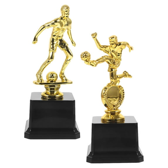 GOOHOCHY Plastic Soccer Trophy for Players 2Set 6.9x3.0x3.0in
