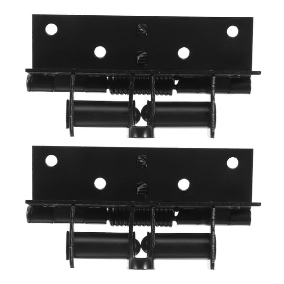 GETAJGHSD 2Pcs Black Spring Hinge Door Closer Self Closing Automatic Heavy Duty Gate Hinges