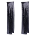 thumbnail image 1 of GOOHOCHY 2pcs Black Sequin Table Runner Rectangular Glitter Runner Tablecloth for Wedding Party Christmas, 1 of 8