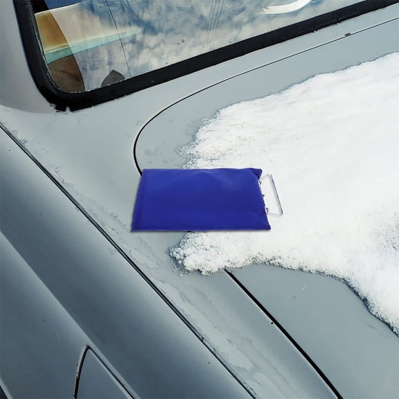 GOOHOCHY 2pcs Car Ice Cleaning Mitt Windshield Snow Mitt Ice Scraper Glove For Car Snow Removal Durable Car Window Scraper Winter Car Accessories