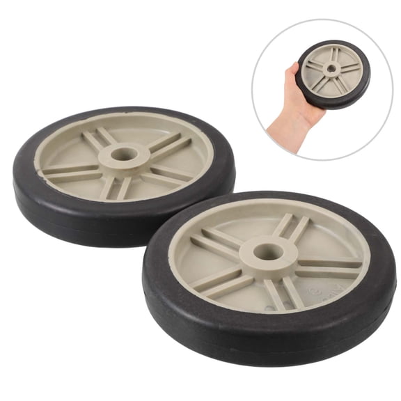 GOOHOCHY 2-Pack Heavy Duty Swivel Caster Wheels for Air Compressor Mobility, Easy to Replace and Install, Replacement Casters
