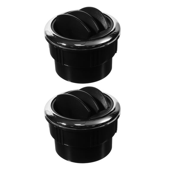 GOOHOCHY 2pcs Dashboard Air Conditioning Deflector Outlet Vent Exhaust Grille Side Roof Round Air Ventilation Outlet for Car RV Accessories