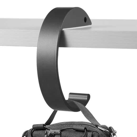 GOOHOCHY 2pcs Desk Purse Hook Handbag Hanging Holder Easily Removable Handbag Hanger Portable Bag Hanger Backpack Holder For Table