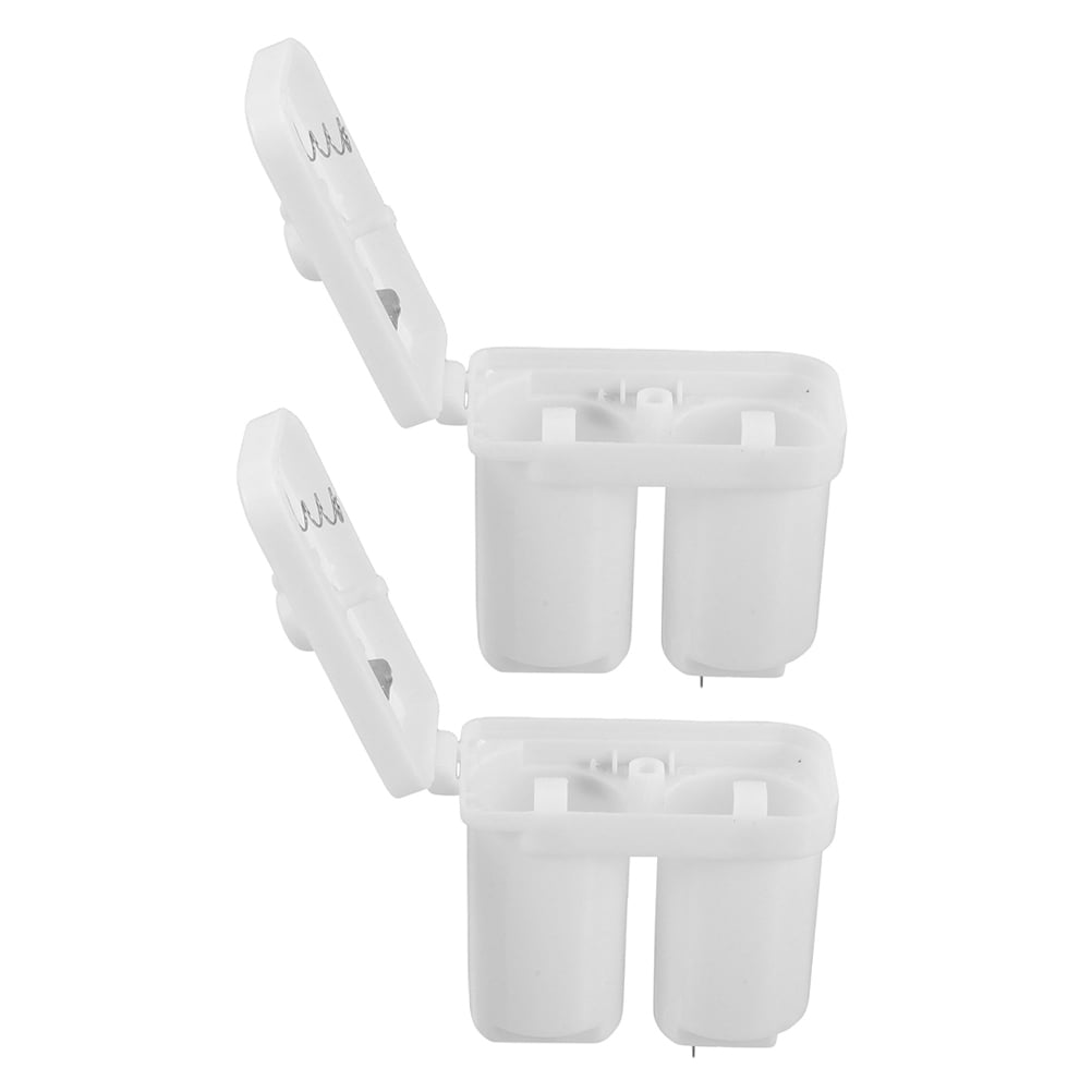 GOOHOCHY 2pcs Gas Boiler Battery Box Plastic Battery Case for Water Heater Waterproof Lightweight and Compact Battery Case Suitable for Home and RV Water Heaters