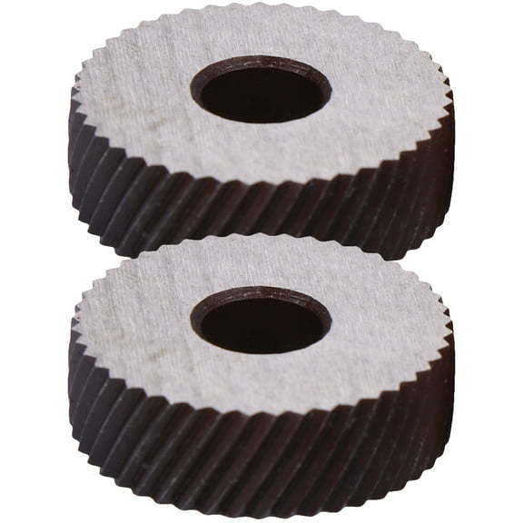 GOOHOCHY 2pcs Knurling Wheels Diagonal Wheel Linear Replacement Coarse Knurling Wheels