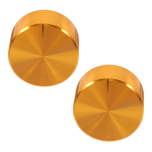GETAJGHSD Bass Control Knob Golden Plastic User-Friendly Versatile Applications 2Pcs