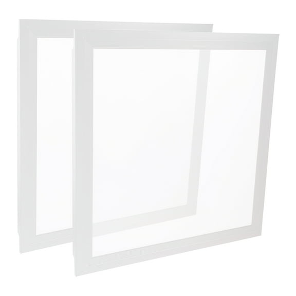 GOOHOCHY 2pcs Lightweight Aluminum Ceiling Light Cover Ceiling Lampshade Recessed Light Trim for Kitchen and Bathroom Office Home