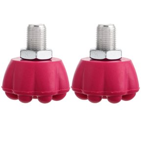 GOOHOCHY 2-Pack Replacement Roller Skate Toe Stops Rubber Brake Blocks for Indoor and Outdoor Skating Accessories