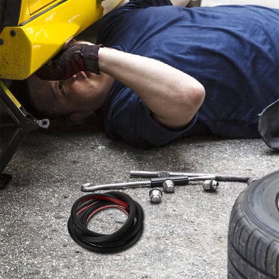 GOOHOCHY 2pcs Self-Adhesive Rubber Weather Strip Door Weather Stripping RV Gutter Trim Universal Car Door Sealant Truck Tailgate Seal Car Roof Gutter