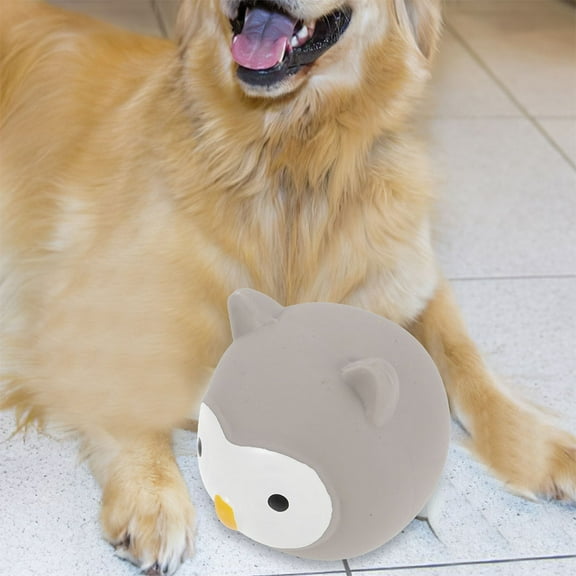 GOOHOCHY 2pcs Simulated Animals Shaped Toys Squeaky Dog Toys  Dog Latex Toys Interactive Pet Toys