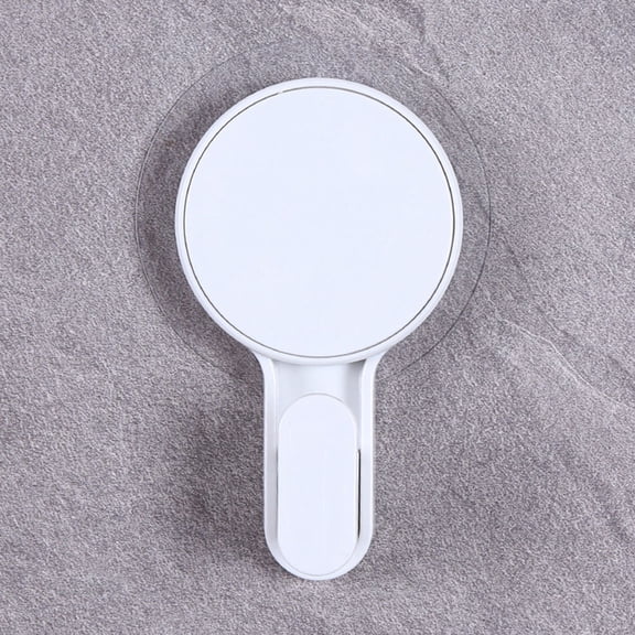 GOOHOCHY 2pcs Suction Cup Hooks Heavy Duty PVC Wall Hooks Removable Vacuum Sucker Hangers for Bathroom (White)